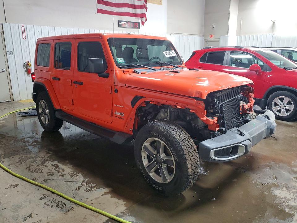 48956276 :رقم المزاد ، 1C4HJXEG6KW541245 vin ، 2019 Jeep Wrangler Unlimited مزاد بيع