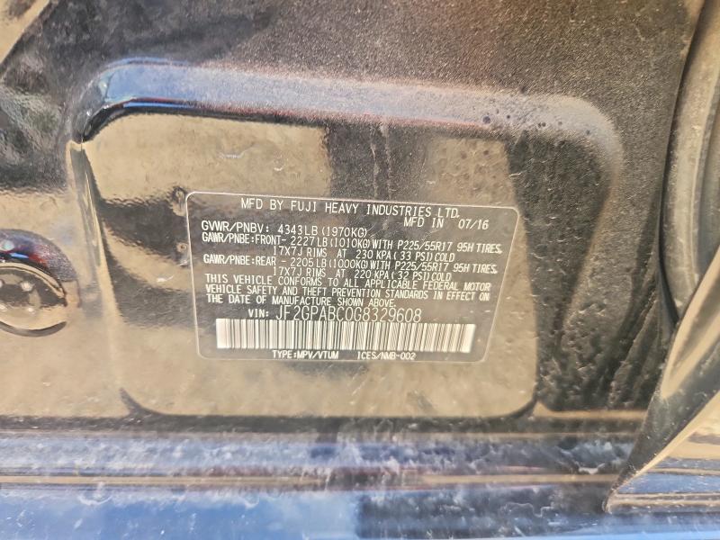 Продаж на аукціоні авто 2016 Subaru Crosstrek, vin: JF2GPABC0G8329608, номер лоту: 51670746