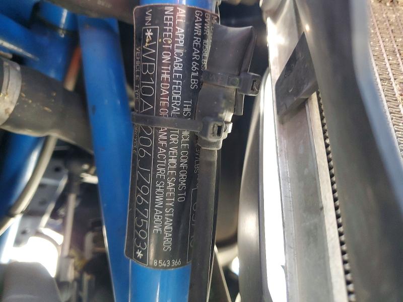 50595006 :رقم المزاد ، WB10A1206JZ967593 vin ، 2018 Bmw R1200 مزاد بيع