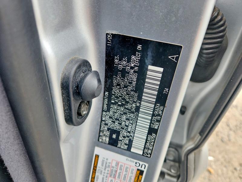 Aukcja sprzedaży 2006 Lexus Gx, vin: JTJBT20X860107215, numer aukcji: 51317446