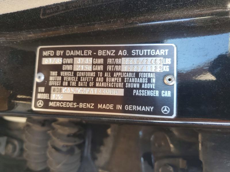 Aukcja sprzedaży 1985 Mercedes-benz 380, vin: WDBCA32C2FA133900, numer aukcji: 50068296