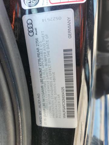 Aukcja sprzedaży 2016 Audi A6, vin: WAUFGAFC3GN004325, numer aukcji: 49777276