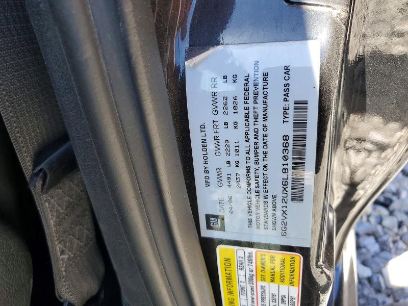 Aukcja sprzedaży 2006 Pontiac Gto, vin: 6G2VX12UX6L810368, numer aukcji: 50955446