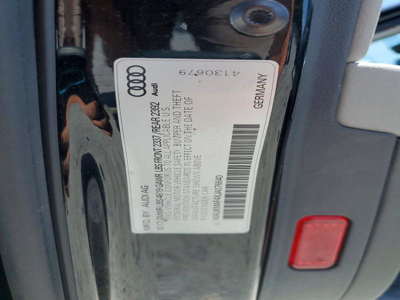 51013576 :رقم المزاد ، WAUKMAF4XJA076640 vin ، 2018 Audi A4 مزاد بيع