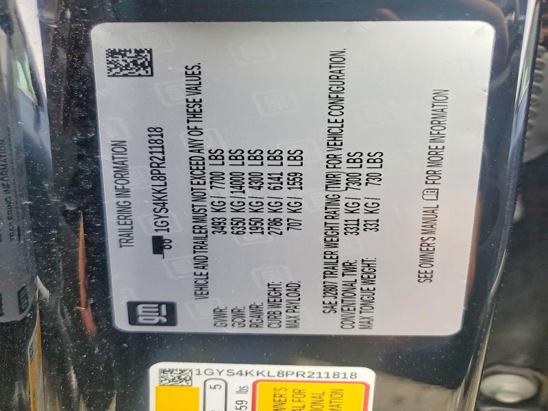 Продажа на аукционе авто 2023 Cadillac Escalade, vin: 1GYS4KKL8PR211818, номер лота: 48253746