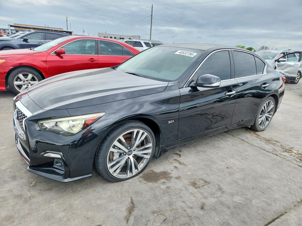 2018 Infiniti Q50 მანქანა იყიდება აუქციონზე, vin: JN1EV7AR2JM433538, აუქციონის ნომერი: 48532786