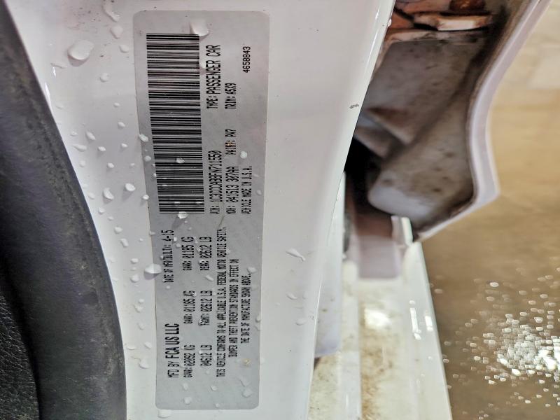 50925276 :رقم المزاد ، 1C3CCCAB8FN711550 vin ، 2015 Chrysler 200 مزاد بيع