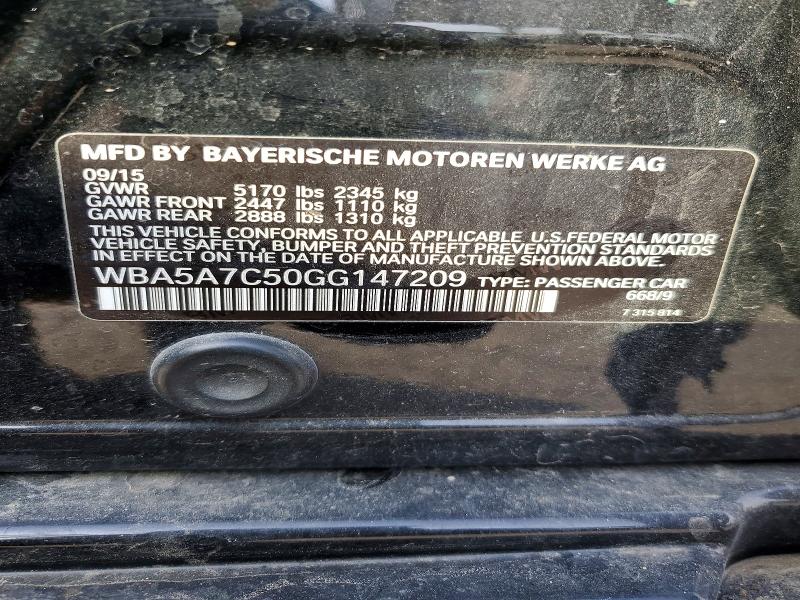 Продажа на аукционе авто 2016 Bmw 528, vin: WBA5A7C50GG147209, номер лота: 51375756