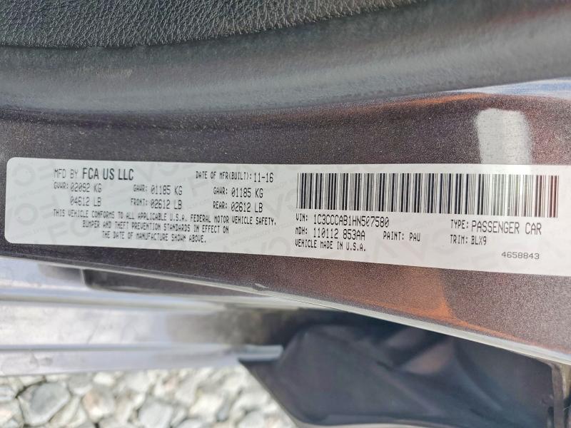 Продажа на аукционе авто 2017 Chrysler 200, vin: 1C3CCCAB1HN507580, номер лота: 51882806