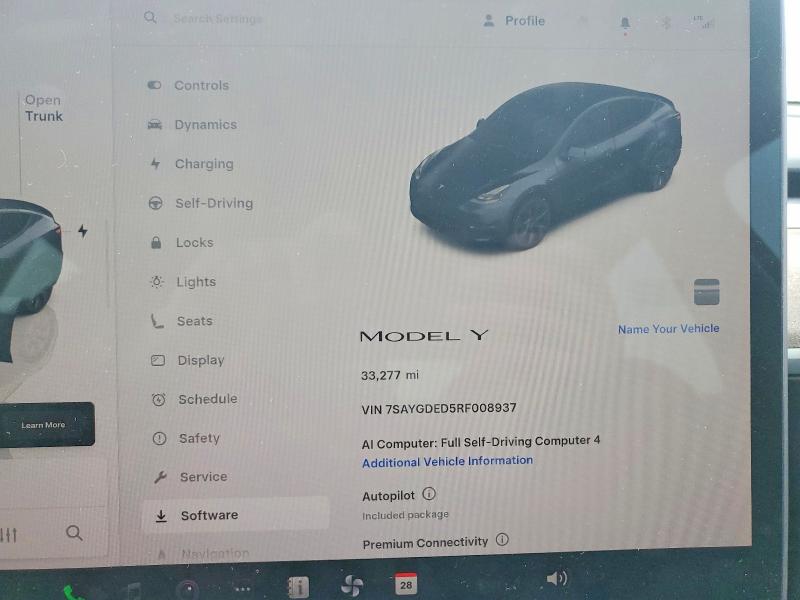 Продажа на аукционе авто 2024 Tesla Model Y, vin: 7SAYGDED5RF008937, номер лота: 51177346