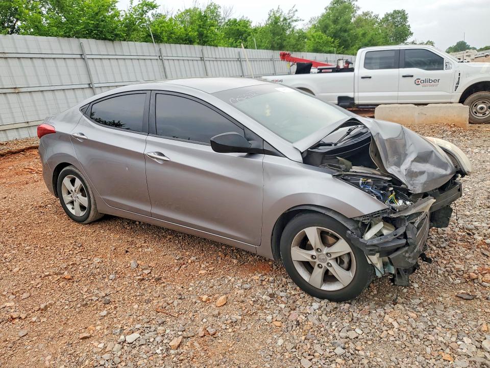 2013 Hyundai Elantra მანქანა იყიდება აუქციონზე, vin: KMHDH4AE6DU530012, აუქციონის ნომერი: 50446016