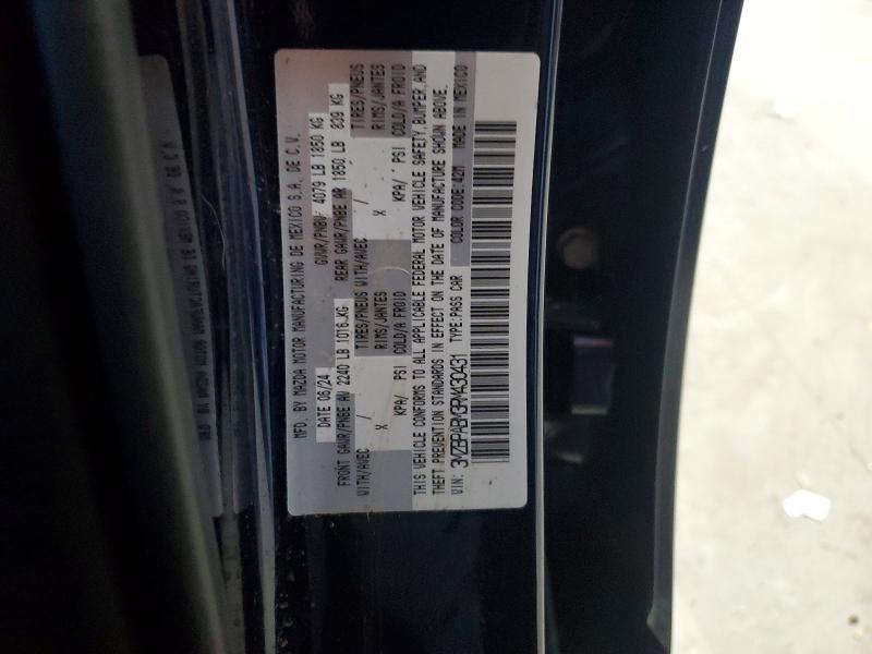 49504416 :رقم المزاد ، 3MZBPABM3RM430431 vin ، 2024 Mazda 3 مزاد بيع