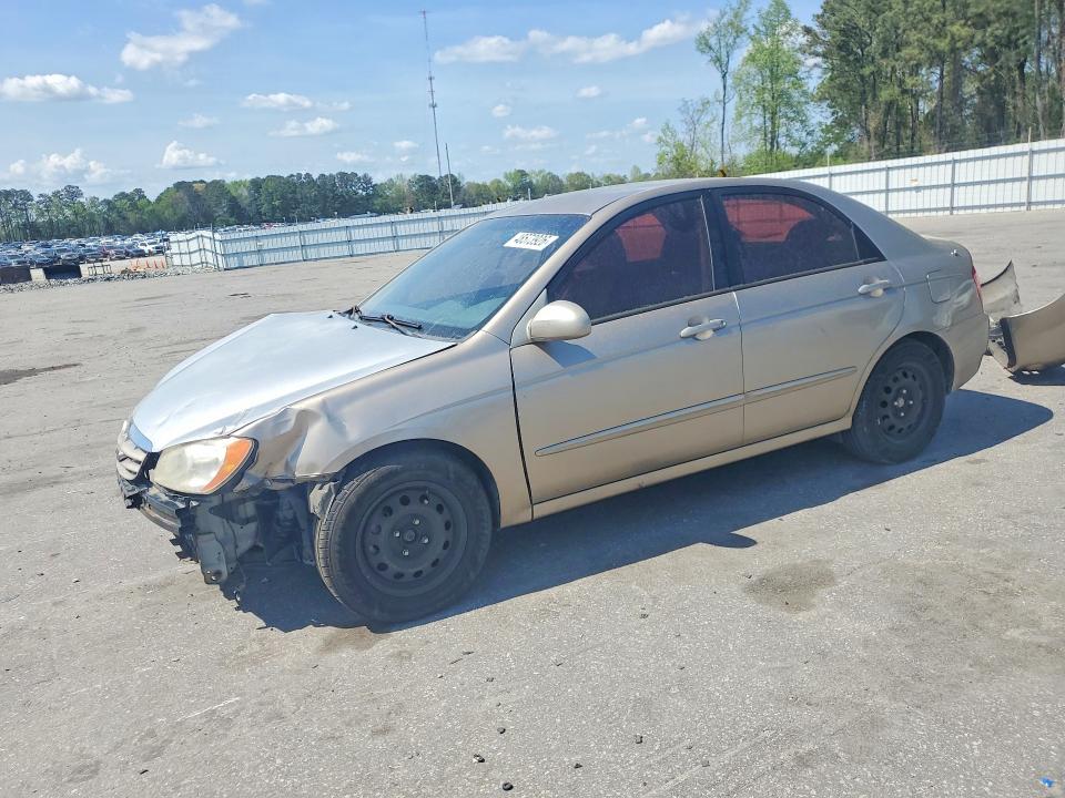 2005 Kia Spectra მანქანა იყიდება აუქციონზე, vin: KNAFE121X55103926, აუქციონის ნომერი: 48573926