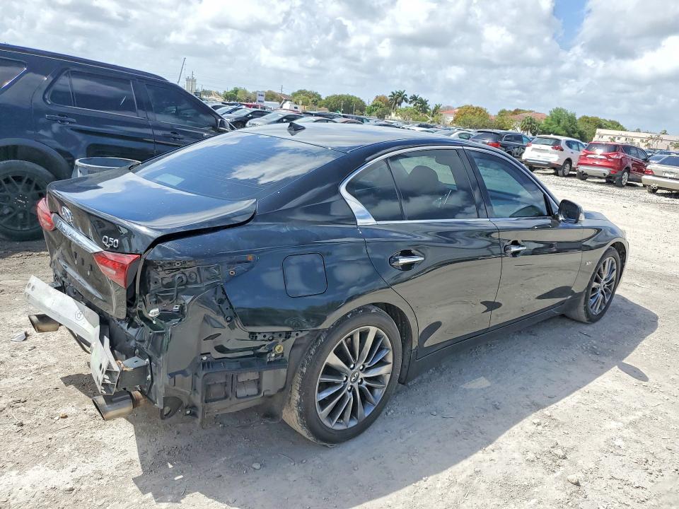 2018 Infiniti Q50 მანქანა იყიდება აუქციონზე, vin: JN1EV7AP9JM354043, აუქციონის ნომერი: 48637236