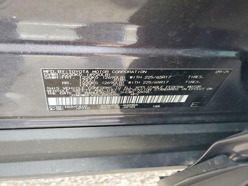 Aukcja sprzedaży 2025 Toyota Rav4 Hybrid, vin: JTMRWRFV2SJ082095, numer aukcji: 51805126