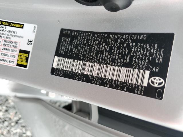 Aukcja sprzedaży 2025 Toyota Corolla, vin: 5YFB4MDE7SP283497, numer aukcji: 49213816