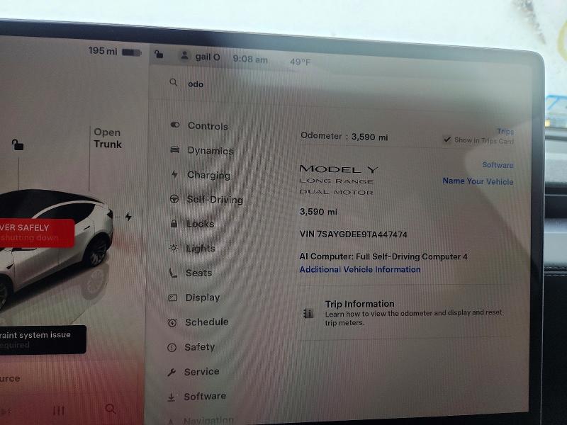 Aukcja sprzedaży 2026 Tesla Model Y, vin: 7SAYGDEE9TA447474, numer aukcji: 50776296