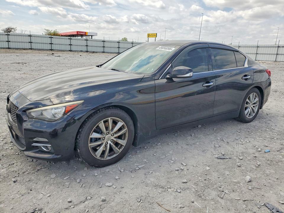 49856096 :رقم المزاد ، JN1BV7AR1FM392460 vin ، 2015 Infiniti Q50 مزاد بيع