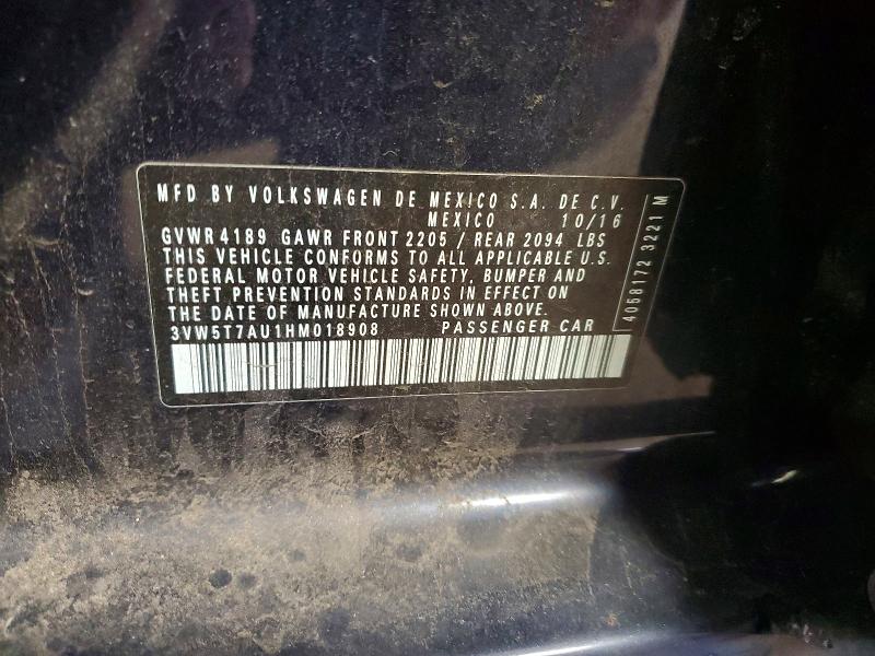 Продаж на аукціоні авто 2017 Volkswagen Gti, vin: 3VW5T7AU1HM018908, номер лоту: 50623746