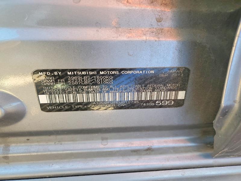 Продаж на аукціоні авто 2014 Mitsubishi Lancer, vin: JA32U2FU1EU010795, номер лоту: 49860406