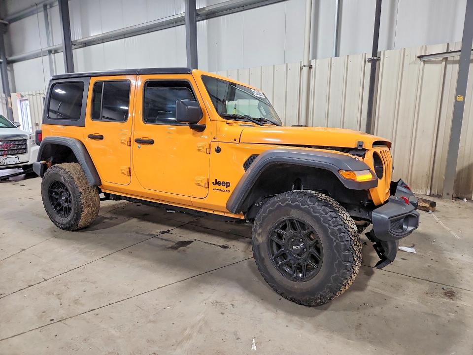 51625596 :رقم المزاد ، 1C4HJXDG6MW692977 vin ، 2021 Jeep Wrangler Unlimited مزاد بيع