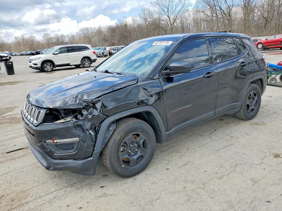 Auction sale of the 2019 Jeep Compass, vin: 3C4NJCAB1KT809761, lot number: 48789176