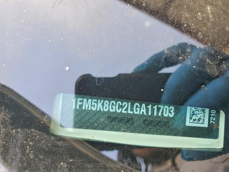 2020 Ford Explorer მანქანა იყიდება აუქციონზე, vin: 1FM5K8GC2LGA11703, აუქციონის ნომერი: 48505636