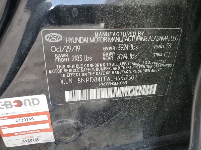 Aukcja sprzedaży 2020 Hyundai Elantra, vin: 5NPD84LF6LH561750, numer aukcji: 49033136
