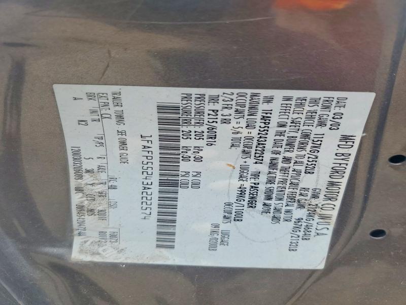 Aukcja sprzedaży 2003 Ford Taurus, vin: 1FAFP55243A222574, numer aukcji: 50964336