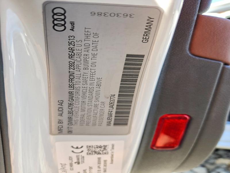 Aukcja sprzedaży 2018 Audi A4, vin: WAUENAF41JA053774, numer aukcji: 50547076