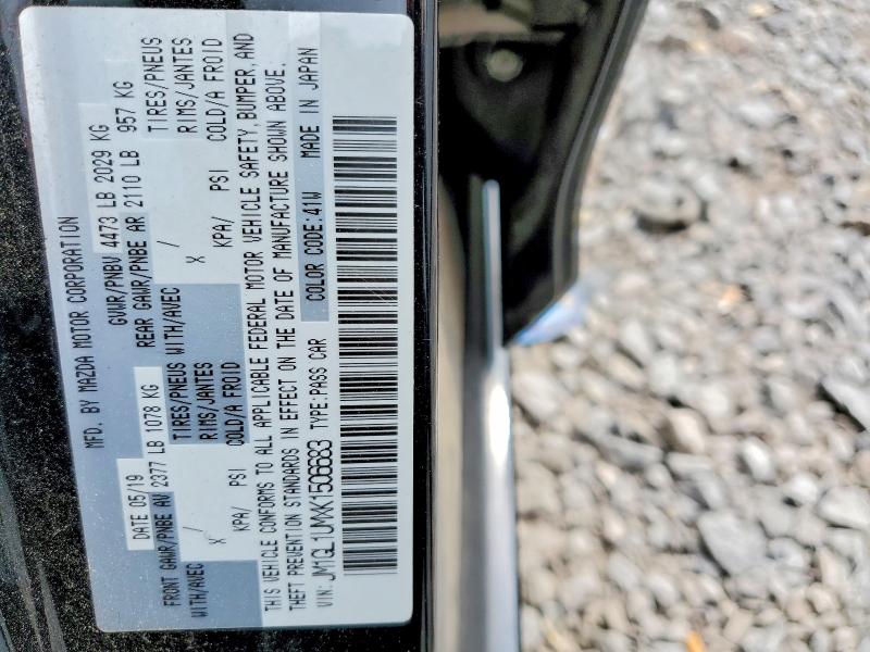 48264276 :رقم المزاد ، JM1GL1UMXK1506683 vin ، 2019 Mazda 6 مزاد بيع