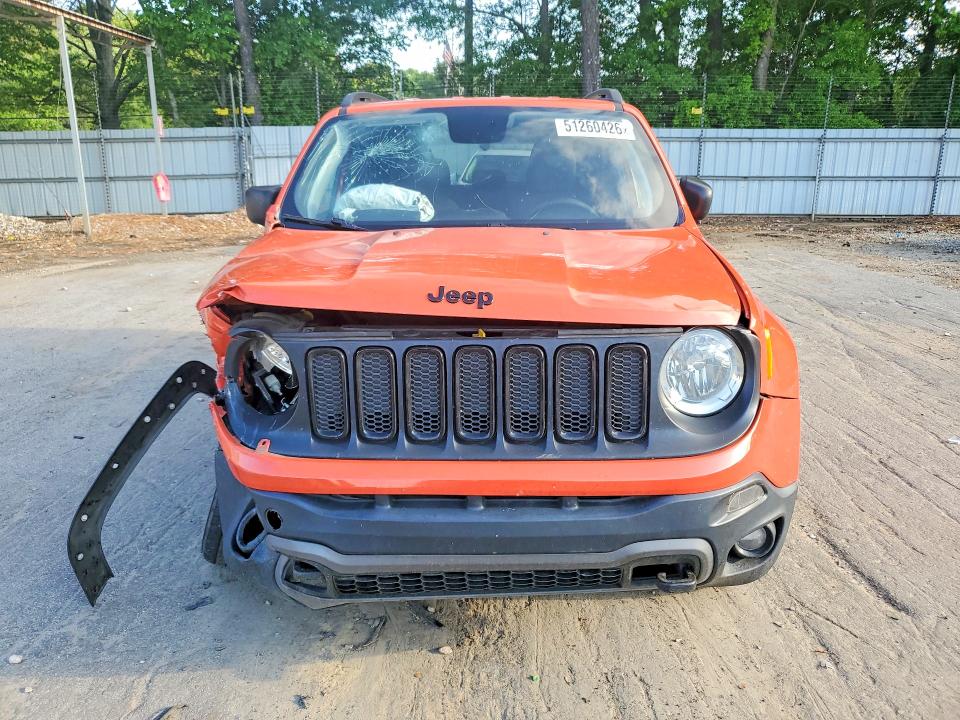 2018 Jeep Renegade მანქანა იყიდება აუქციონზე, vin: ZACCJBAB8JPH92688, აუქციონის ნომერი: 51260426