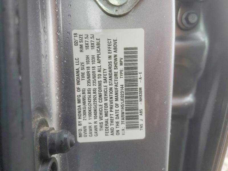 Продажа на аукционе авто 2018 Honda Cr-v, vin: 7FARW1H51JE023144, номер лота: 50681266