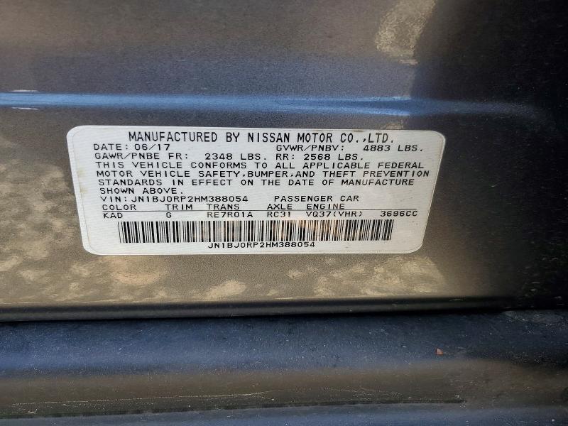 Aukcja sprzedaży 2017 Infiniti Qx50, vin: JN1BJ0RP2HM388054, numer aukcji: 50292446