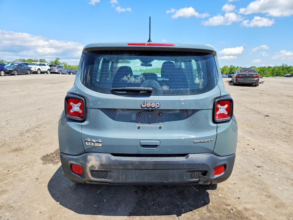 50829236 :رقم المزاد ، ZACCJBAB9JPJ56665 vin ، 2018 Jeep Renegade مزاد بيع