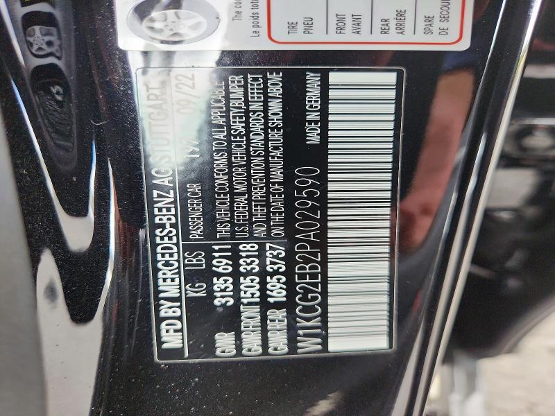 49347096 :رقم المزاد ، W1KCG2EB2PA029590 vin ، 2023 Mercedes-benz Eqs Sedan مزاد بيع