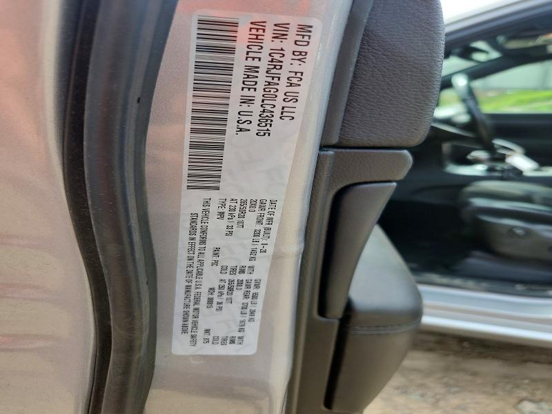 Продаж на аукціоні авто 2020 Jeep Grand Cherokee, vin: 1C4RJFAG0LC436515, номер лоту: 51086586