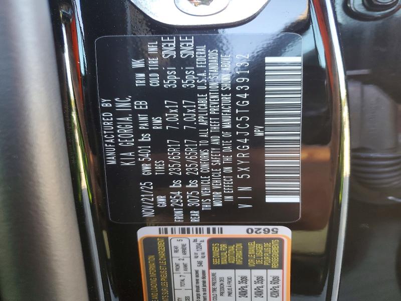 Aukcja sprzedaży 2026 Kia Sorento, vin: 5XYRG4JC5TG439132, numer aukcji: 49808026