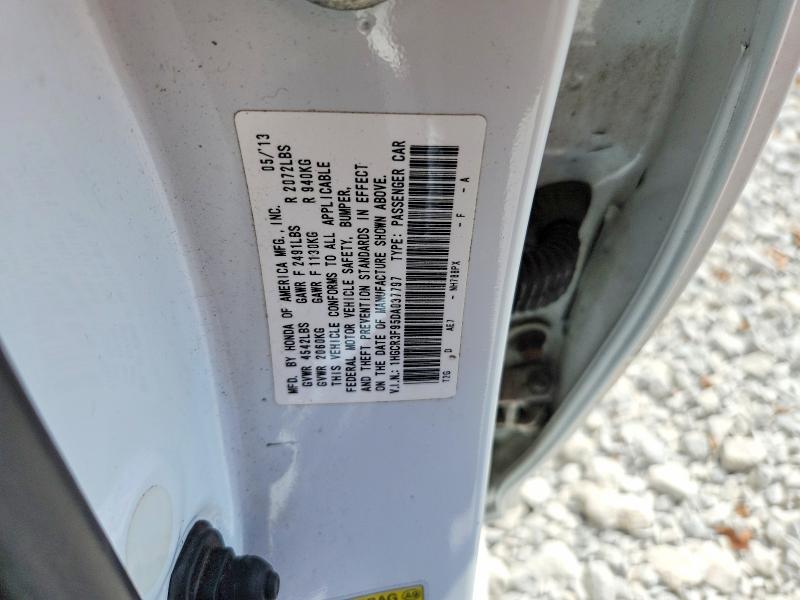 2013 Honda Accord მანქანა იყიდება აუქციონზე, vin: 1HGCR3F95DA037797, აუქციონის ნომერი: 51362786