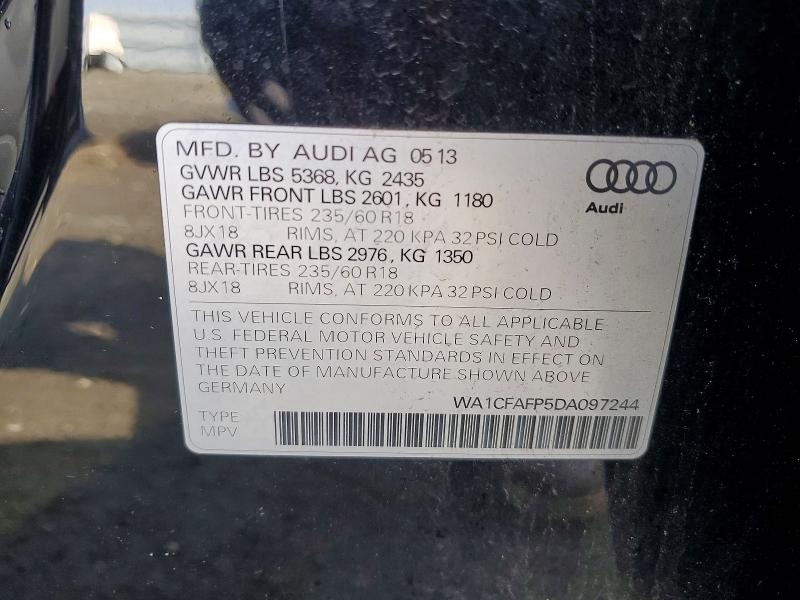 Продажа на аукционе авто 2013 Audi A5, vin: WA1CFAFP5DA097244, номер лота: 48488806