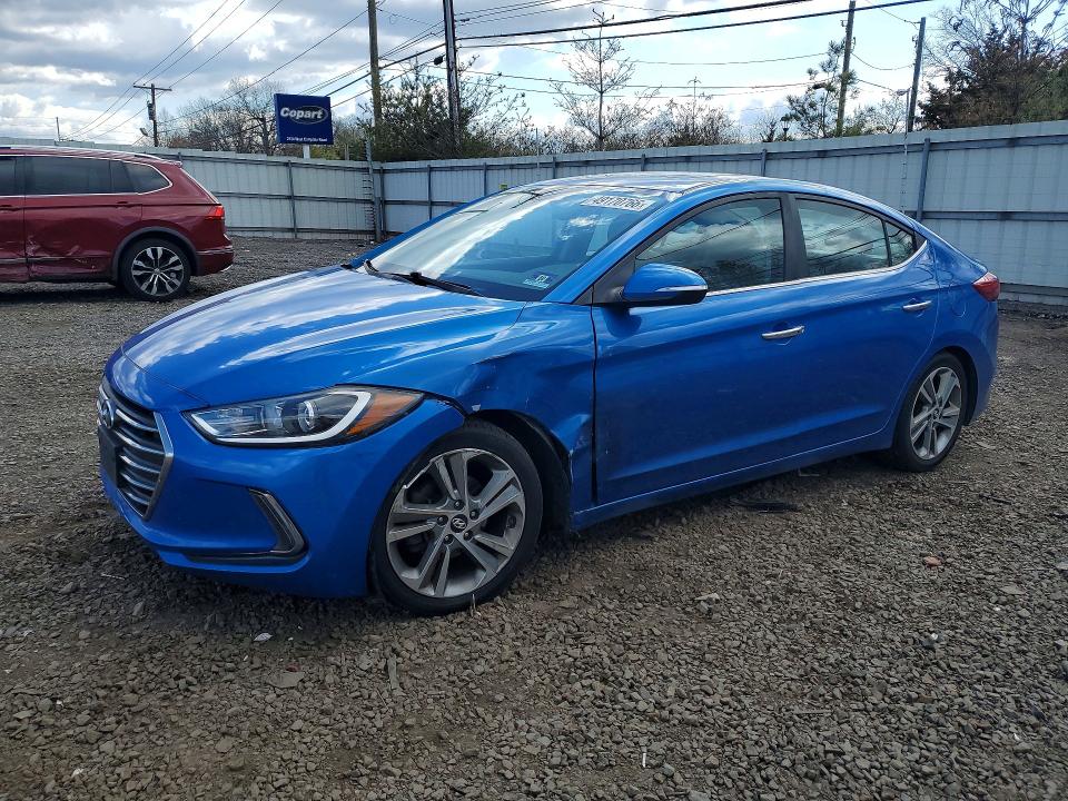 49170766 :رقم المزاد ، KMHD84LF2HU193771 vin ، 2017 Hyundai Elantra مزاد بيع