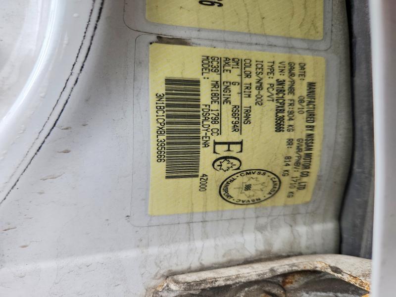 Продажа на аукционе авто 2011 Nissan Versa, vin: 3N1BC1CPXBL395666, номер лота: 52037236