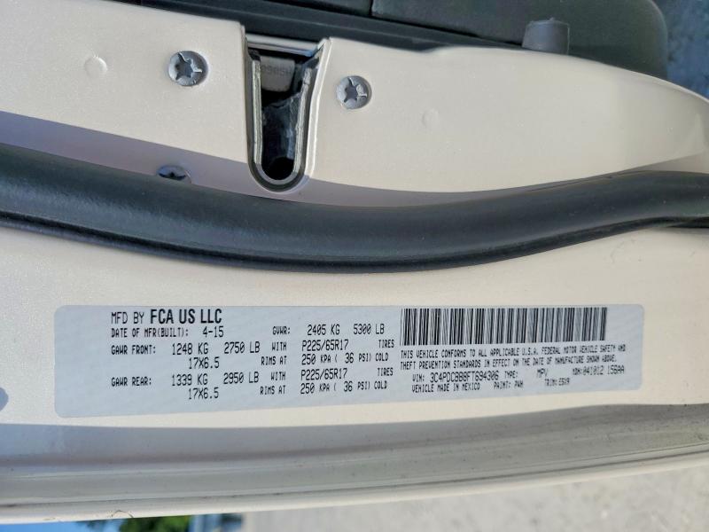 Продажа на аукционе авто 2015 Dodge Journey, vin: 3C4PDCBB8FT694306, номер лота: 51024106