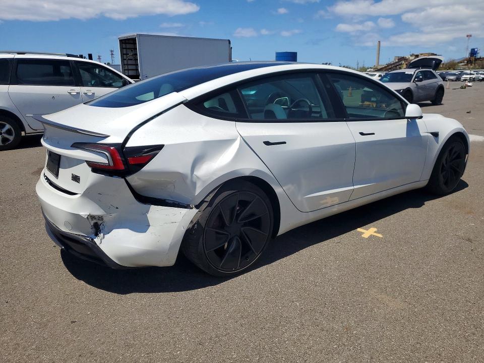 2024 Tesla Model 3 მანქანა იყიდება აუქციონზე, vin: 5YJ3E1ET7RF773909, აუქციონის ნომერი: 48857126