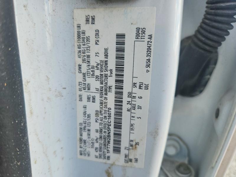49559496 :رقم المزاد ، 1FT7W2BN5PEC16070 vin ، 2023 Ford F250 مزاد بيع