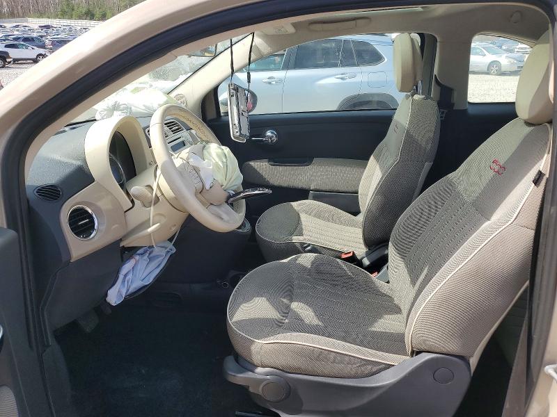 51333046 :رقم المزاد ، 3C3CFFCR7CT118230 vin ، 2012 Fiat 500 مزاد بيع