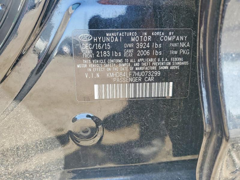 Aukcja sprzedaży 2017 Hyundai Elantra, vin: KMHD84LF7HU073299, numer aukcji: 51534516