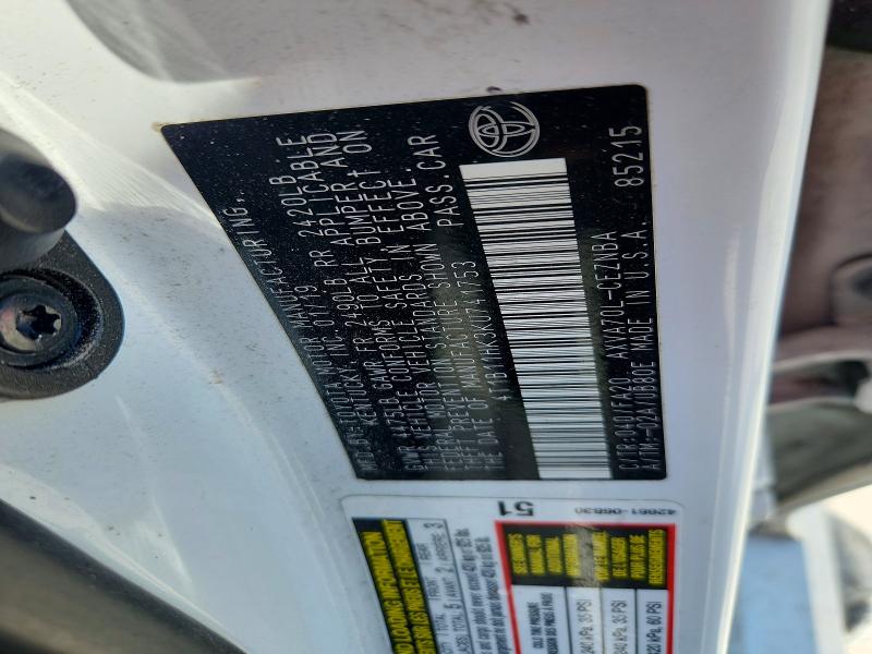 51835176 :رقم المزاد ، 4T1B11HK3KU741753 vin ، 2019 Toyota Camry مزاد بيع