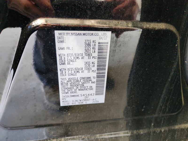Продажа на аукционе авто 2017 Infiniti Qx60, vin: 5N1DL0MMXHC545442, номер лота: 51144876