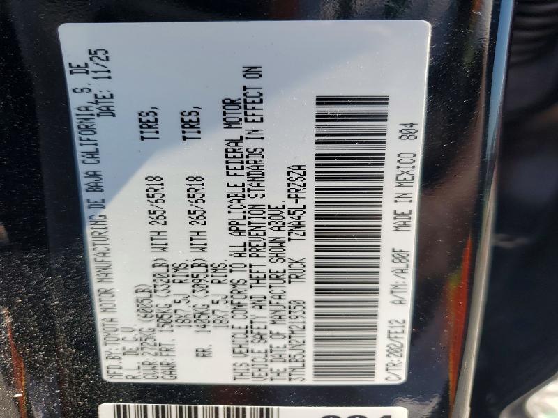 2026 Toyota Tacoma მანქანა იყიდება აუქციონზე, vin: 3TMLB5JN2TM219350, აუქციონის ნომერი: 50809856